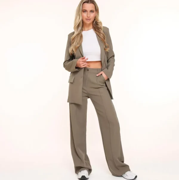 Army Green Basic-Pantalon<Olivia & Kate Best Sale
