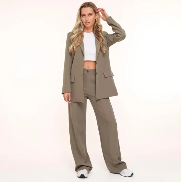 Army Green Basic-Pantalon<Olivia & Kate Best Sale