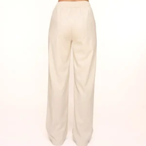 Beige Elastic Seams-Pants<Olivia & Kate Best Sale
