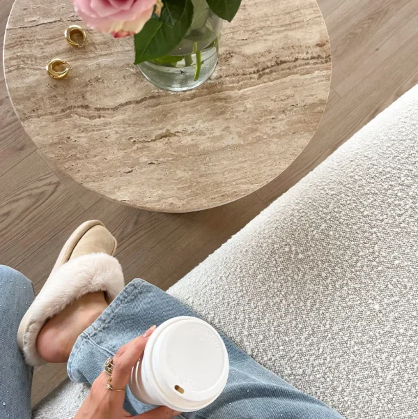 Beige Fluffy-Slippers<Olivia & Kate Online