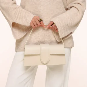 Beige Leather Horizontal-Bag<Olivia & Kate Cheap