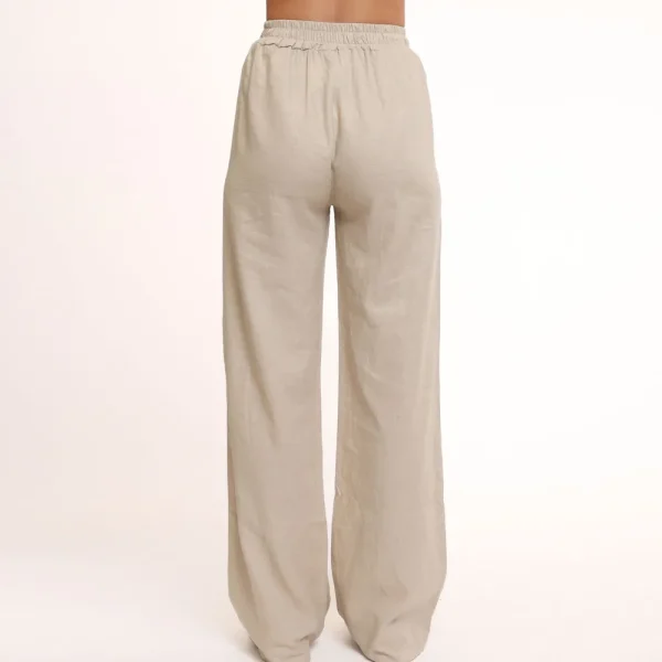 Beige Tall Linen-Pants<Olivia & Kate Cheap