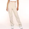 Beige Tracie Straight-Pantalon<Olivia & Kate Flash Sale
