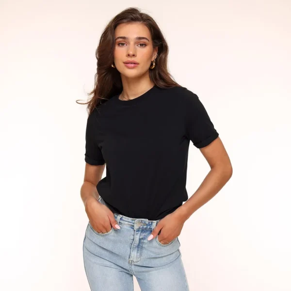 Black Basic Ss-Tee<Olivia & Kate Outlet