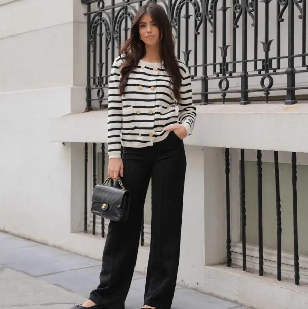 Black Basic-Pantalon<Olivia & Kate Flash Sale