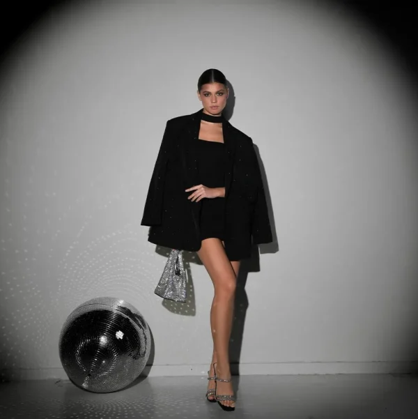 Black Fitted Choker-Dress<Olivia & Kate Best Sale
