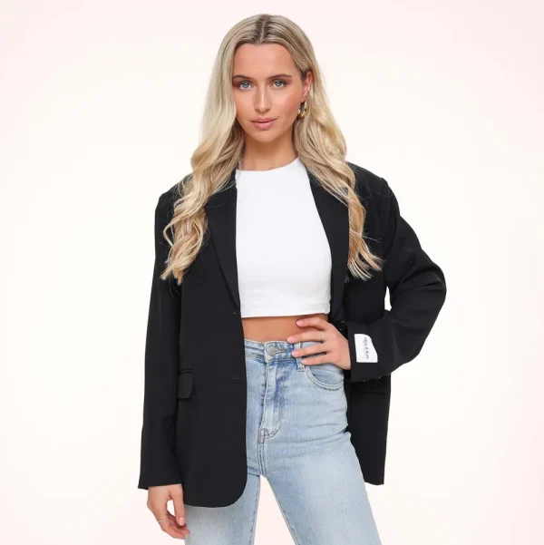 Black Studio Basic-Blazer<Olivia & Kate Best
