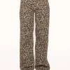 Brown Hearts Print-Jeans<Olivia & Kate Fashion