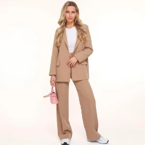 Camel Basic-Pantalon<Olivia & Kate Sale