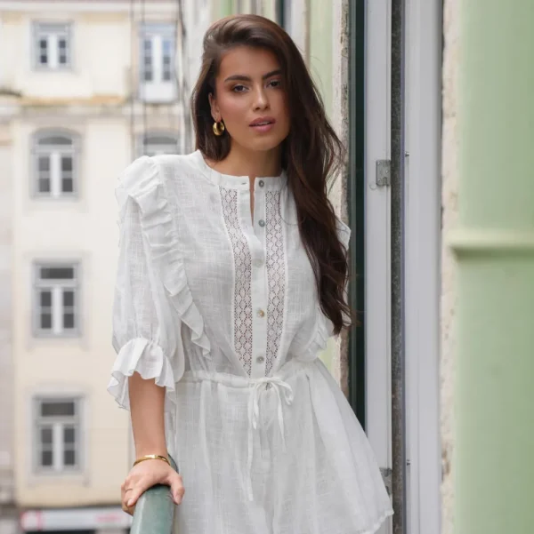 Creme Details-Playsuit<Olivia & Kate Clearance