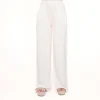 Creme Tall Satin-Pants<Olivia & Kate Online