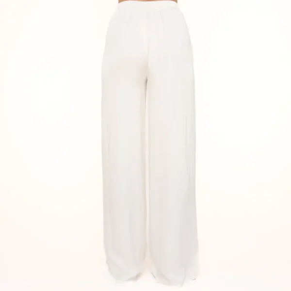 Creme Tall Satin-Pants<Olivia & Kate Online