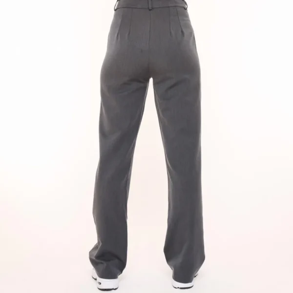 Dark Grey Basic-Pantalon<Olivia & Kate Shop