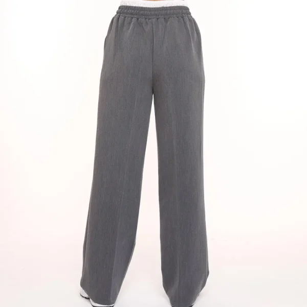 Dark Grey Studio White Edge-Pantalon<Olivia & Kate New