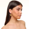 Golden Big Hearts Ring-Earrings<Olivia & Kate Discount