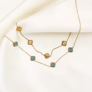 Golden Clover-Necklace<Olivia & Kate New