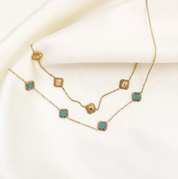 Golden Clover-Necklace<Olivia & Kate New