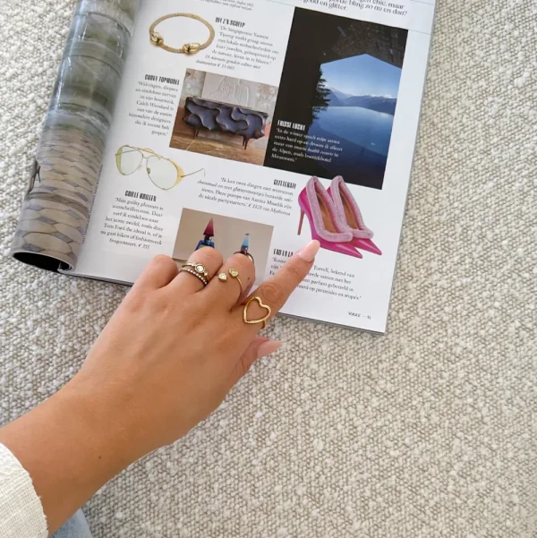Golden Crystals-Ring<Olivia & Kate Online