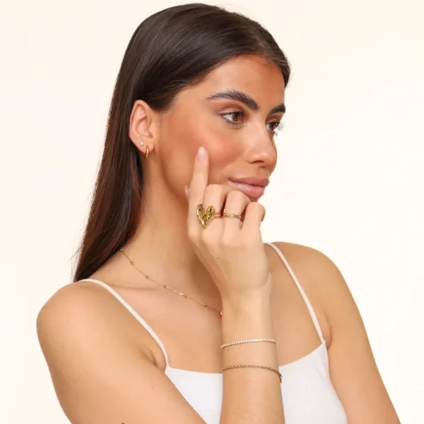 Golden Glitter Stone-Bracelet<Olivia & Kate Cheap