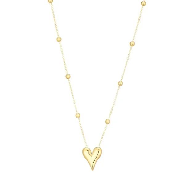 Golden Statement Hartjes-Ketting<Olivia & Kate Sale