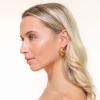 Golden Wide Open-Earrings<Olivia & Kate Cheap