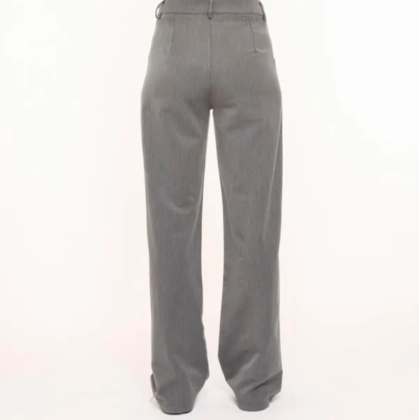 Grijze Basic-Pantalon<Olivia & Kate Outlet
