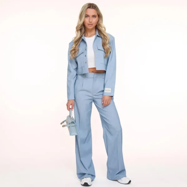 Jeans Blue Studio Cropped-Jacket<Olivia & Kate Shop