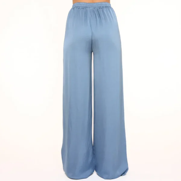 Jeans Blue Tall Satin-Pants<Olivia & Kate Fashion