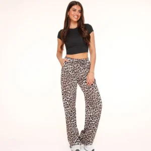 Leopard Loose Fit-Pants<Olivia & Kate Best
