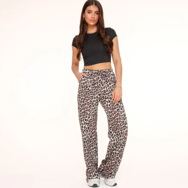 Leopard Loose Fit-Pants<Olivia & Kate Best
