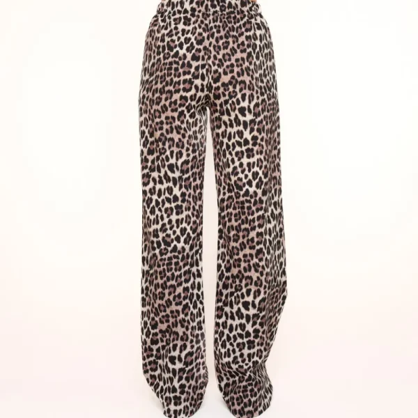 Leopard Loose Fit-Pants<Olivia & Kate Best