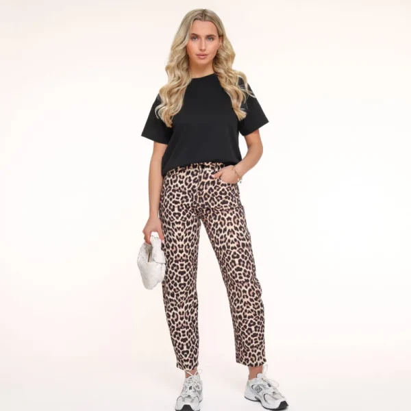 Leopard Mom Ankle-Jeans<Olivia & Kate Best Sale