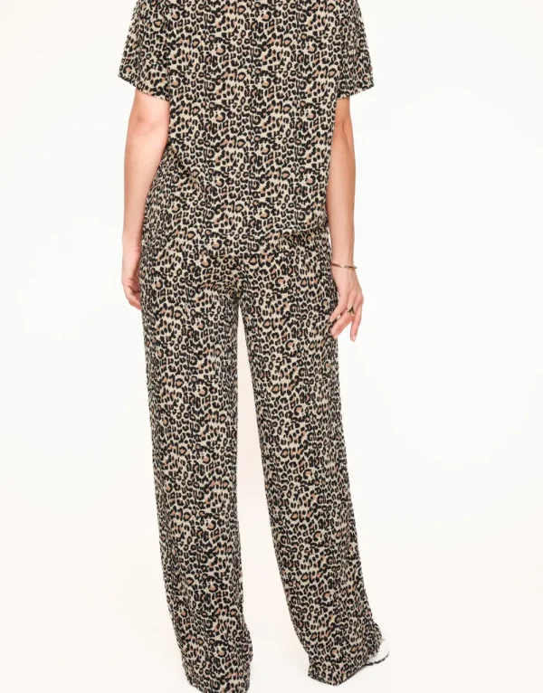 Leopard Pleated-Pants<Olivia & Kate Cheap