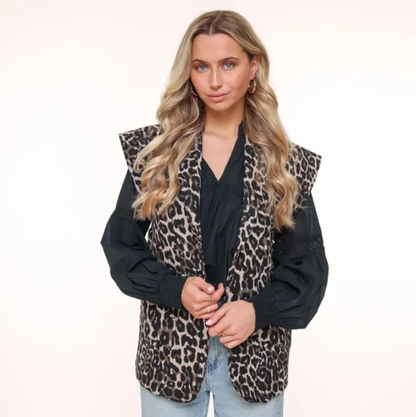 Leopard-Gilet<Olivia & Kate Cheap
