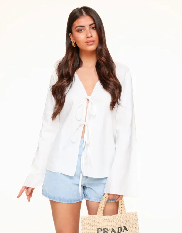 Light Blue Basic Denim-Short<Olivia & Kate Fashion