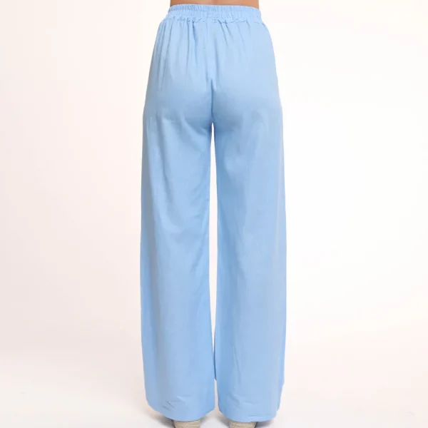Light Blue Tall Linen-Pants<Olivia & Kate Cheap