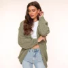 Light Green Wool Yasmine-Cardigans<Olivia & Kate Sale