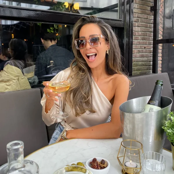 Light Pink Square-Sunglasses<Olivia & Kate Online