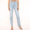 Lightblue Straight-Jeans<Olivia & Kate Shop