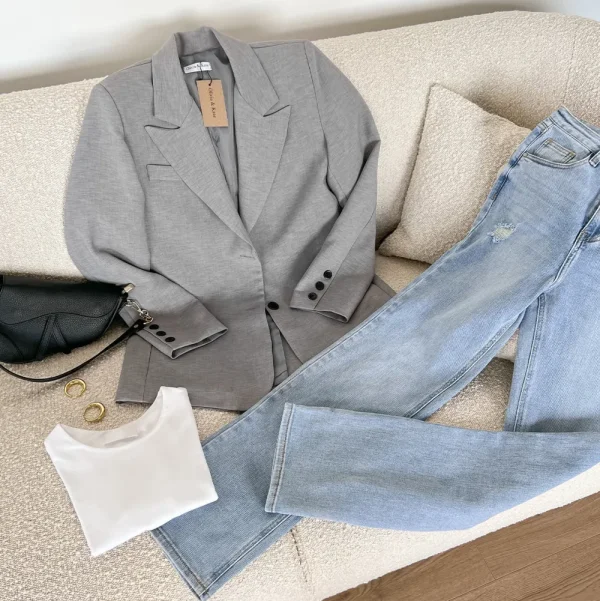 Lightblue Straight-Jeans<Olivia & Kate Shop