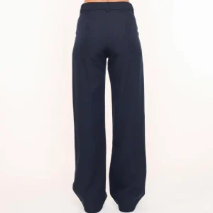 Navy Blue Basic-Pantalon<Olivia & Kate Cheap