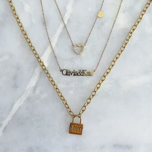 Golden-Necklace<Olivia & Kate Fashion