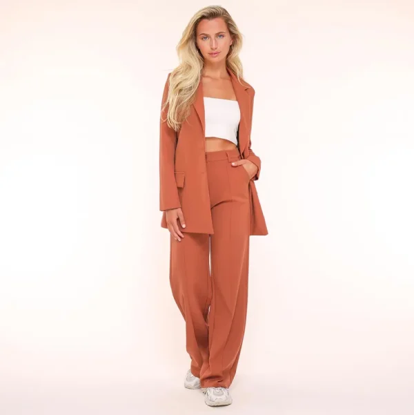 Rust Orange Basic Straight-Fit<Olivia & Kate Best Sale