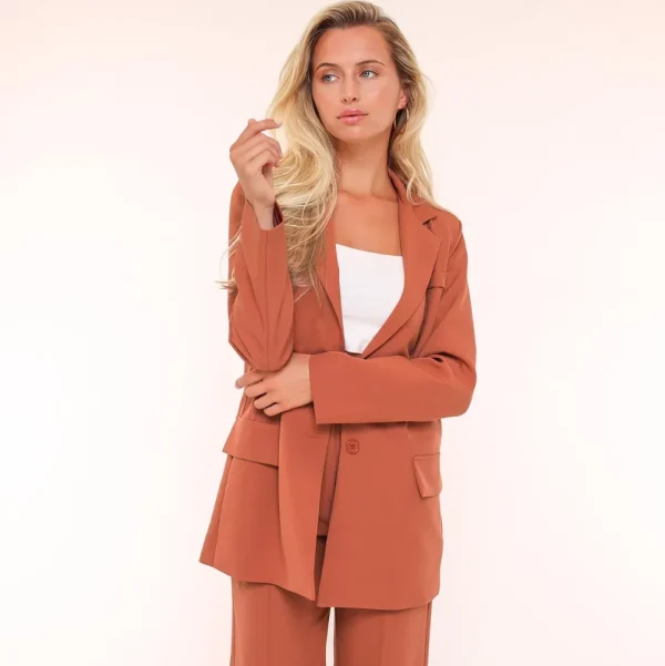 Rust Orange Basic Straight-Fit<Olivia & Kate Best Sale