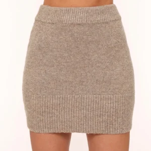 Taupe Knitted-Skirt<Olivia & Kate Flash Sale