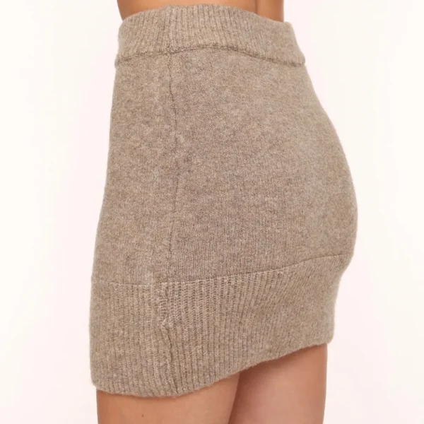 Taupe Knitted-Skirt<Olivia & Kate Flash Sale