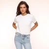 White Basic Ss-T-Shirt<Olivia & Kate Clearance