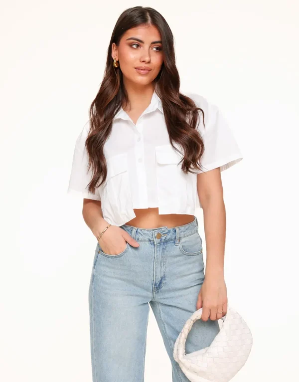 White Ss-Blouse<Olivia & Kate Cheap