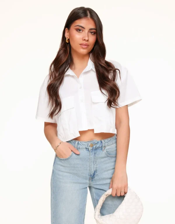 White Ss-Blouse<Olivia & Kate Cheap