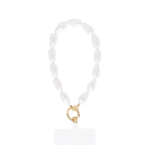 White Trendy Pearl-Phone Cord<Olivia & Kate Best Sale